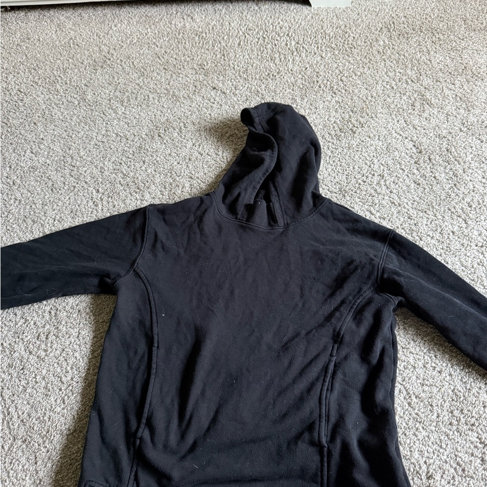 Black Hooded Sweatshirt girls L(10-12)